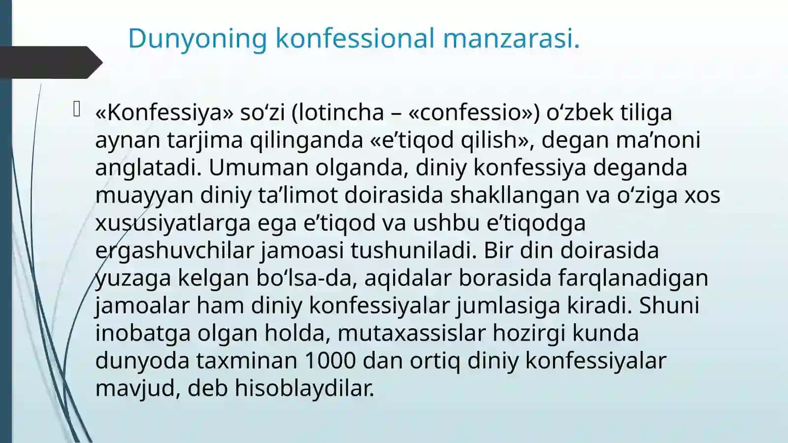 O'zbekistonda faoliyat yurituvchi diniy tashkilotlar 3