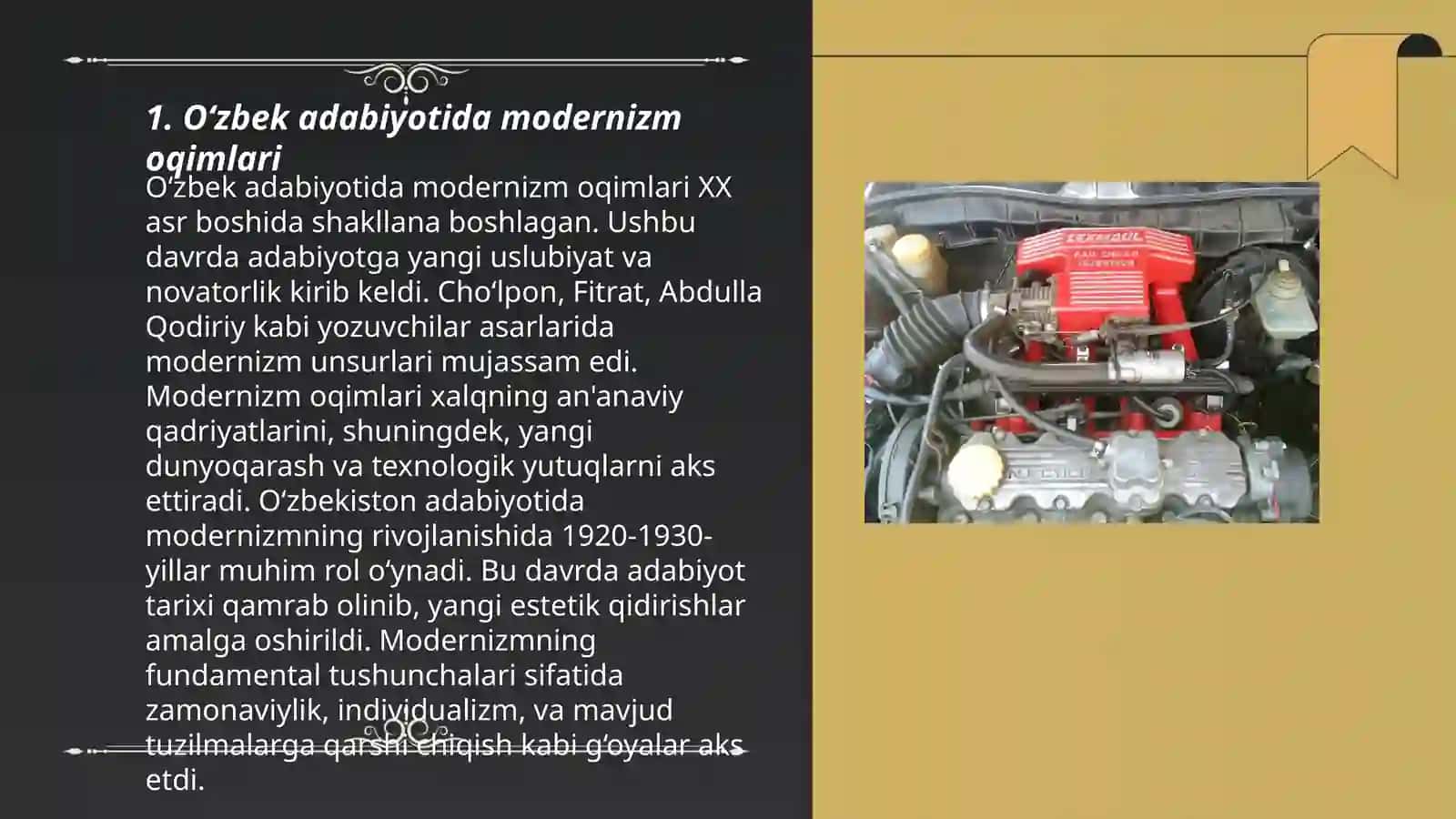 O‘zbek adabiyotida modernizm oqimlari 3