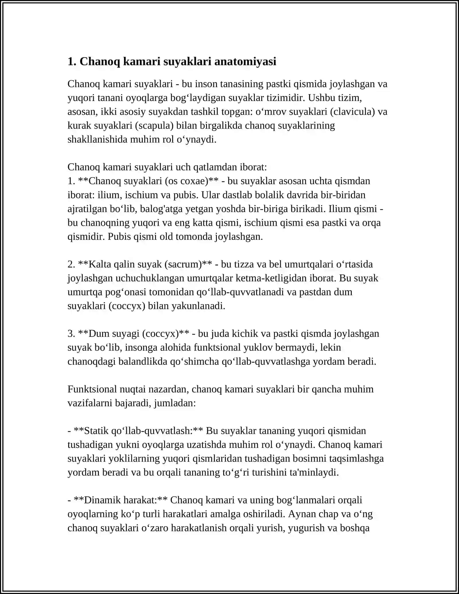 CHANOQ KAMARI VA OYOQNING ERKIN SUYAKLARI 3