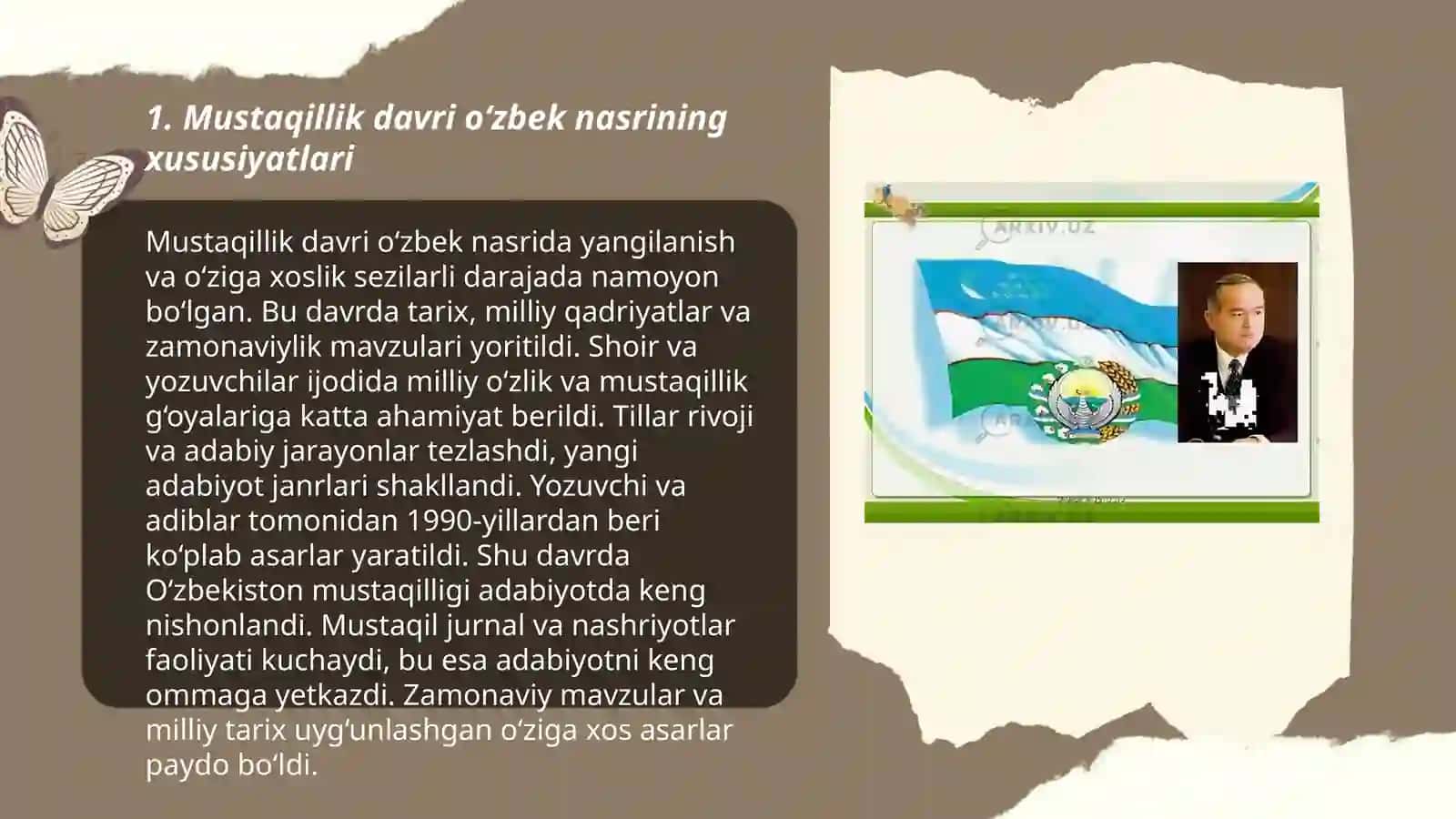 Istiqlol davri o'zbek nasridagi yangilanishlar 3