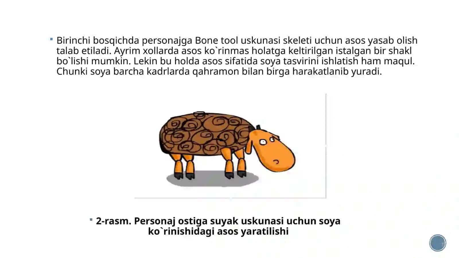 Bone tool yoki suyakuskunasi yordamida animatsiya yaratish 3