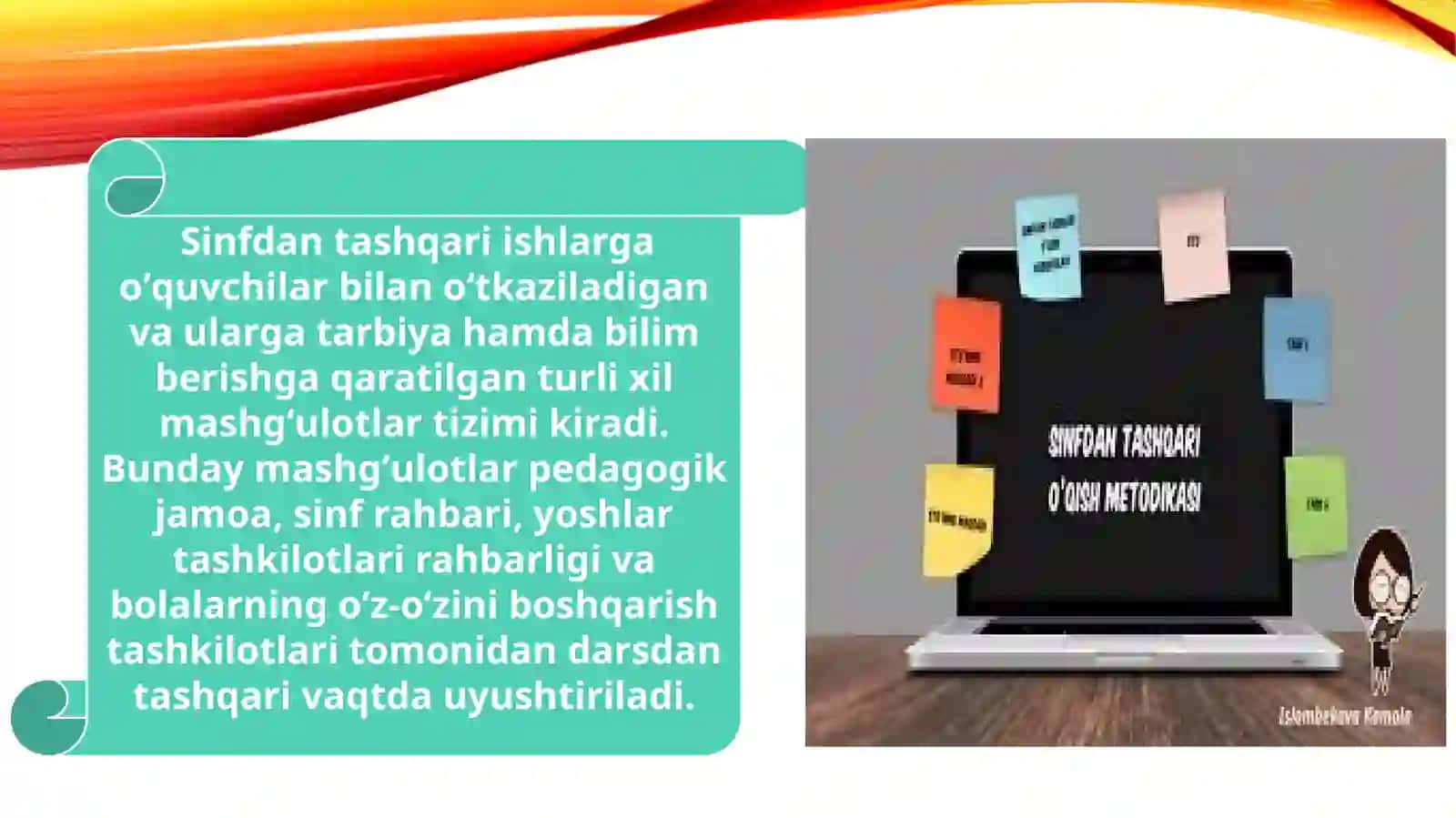 3-sinflarda tanlovlarning mazmuni va ularni tashkil qilish usullariga topshiriqlar tizimini ishlab chiqarish 3