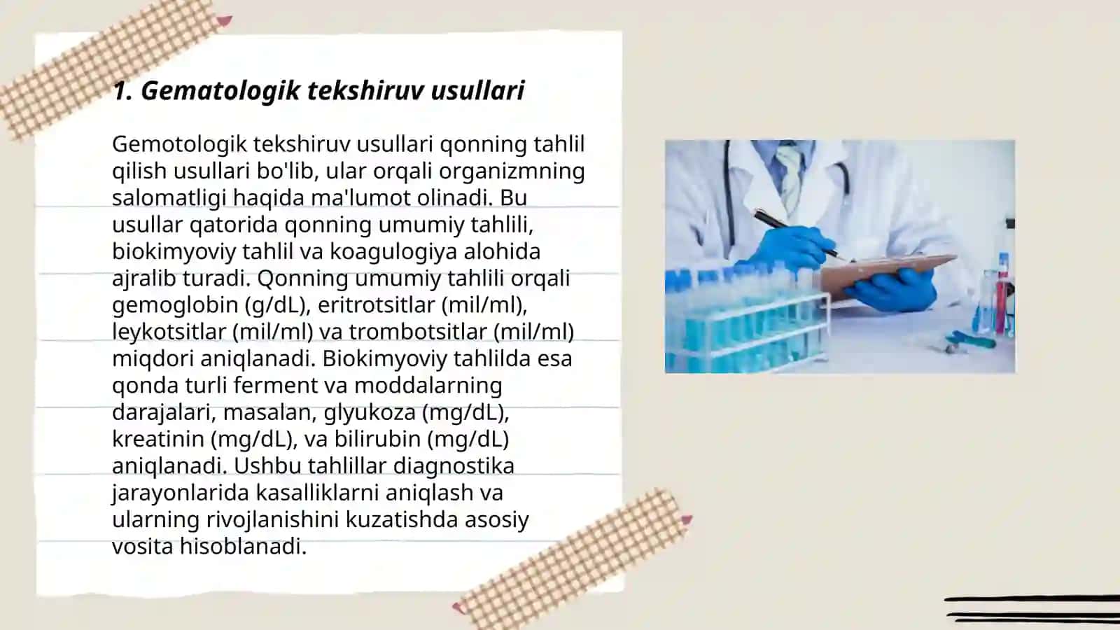 Klinik laboratoriyalarda zamonaviy tekshirish usullari 3
