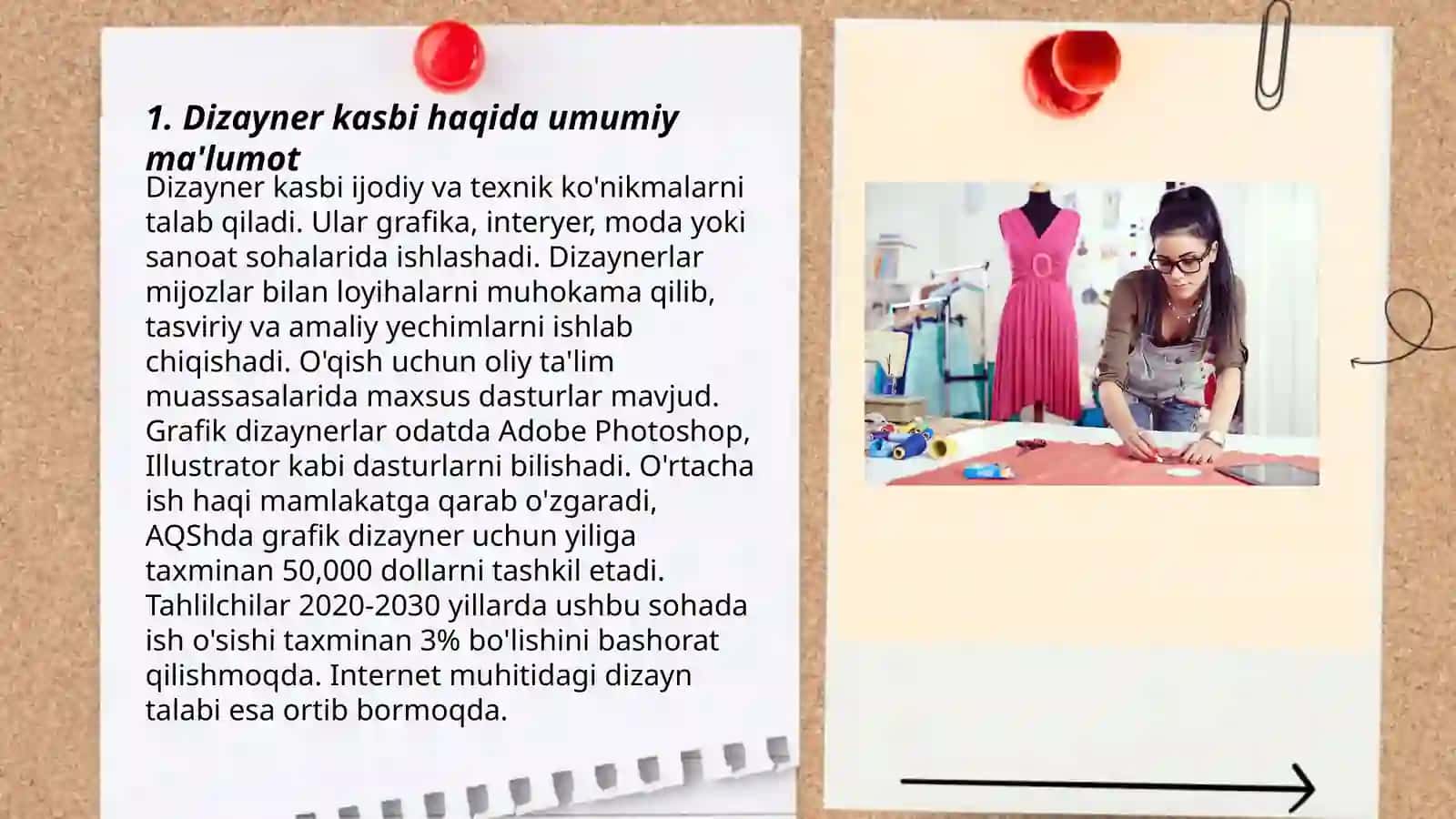 Dizayner kasbi. Dizayner kasbi haqida tushuncha 3