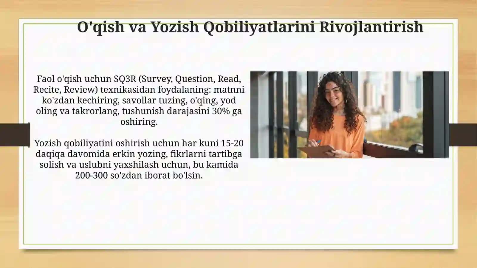 Akademik koʻnikmalarni rivojlantirish yoʻllari 3