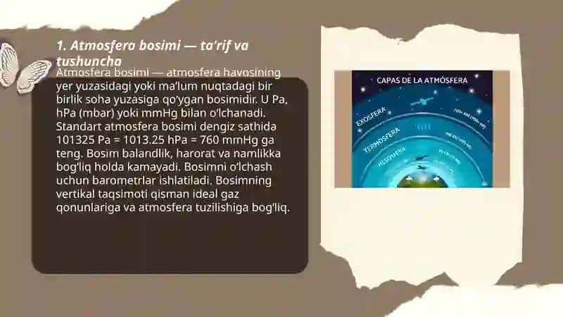 Atmosfera bosimi 3