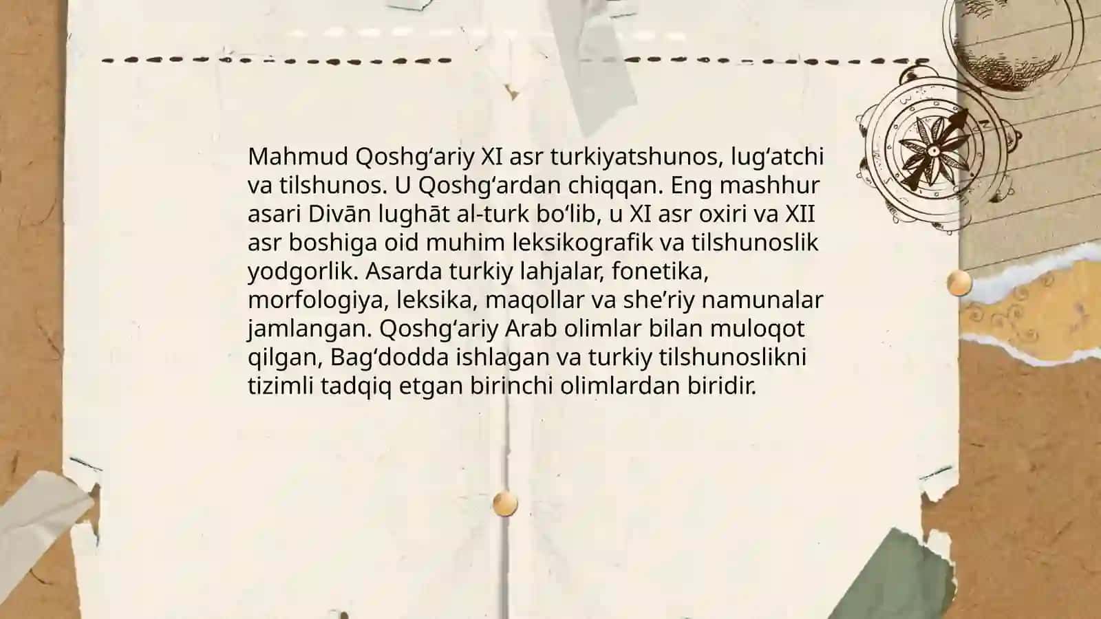 Mahmud Qoshgʻariyning hayoti va ilmiy faoliyati 3