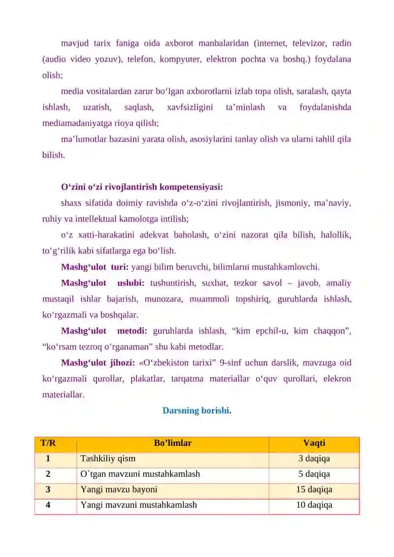 Dars ishlanma 3