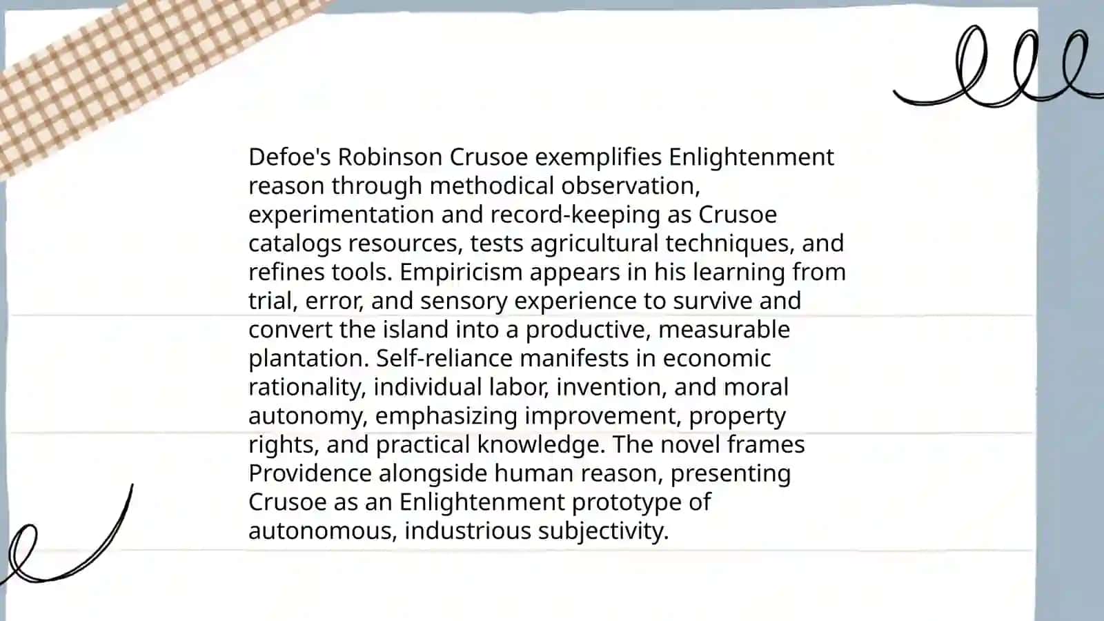 The idea of enlightenment in Daniel Defoe's nove Robinson Crusoe. The problem of hero's image in charles Diskens's oliver twist and Ğafur Ğuloms shum bola 3
