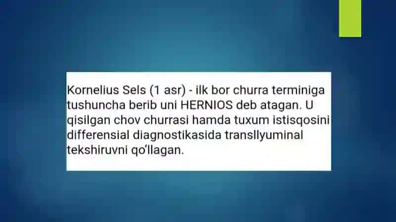 Qorinbo’shlig’Iichkichurralari 3