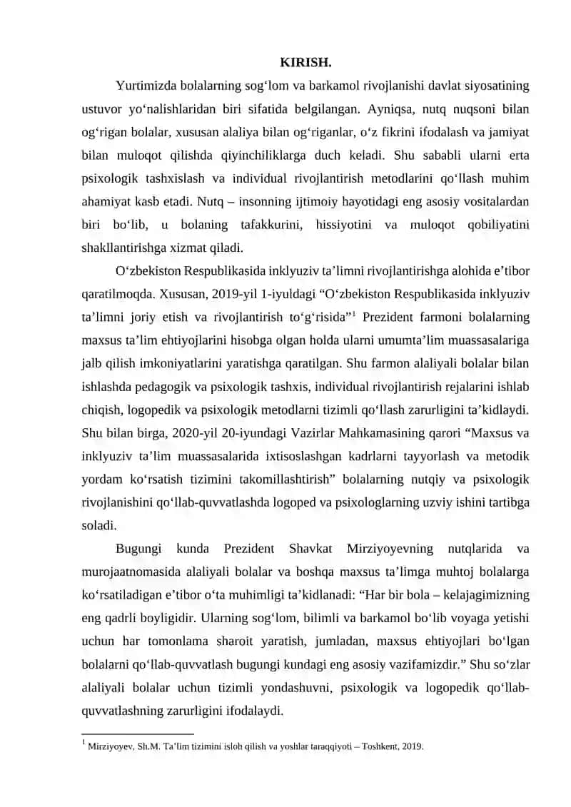 ALALIYA NUTQ NUQSONIDA PSIXOLOGIK TASHXIS VA RIVOJLANTIRISH METODLARI 3