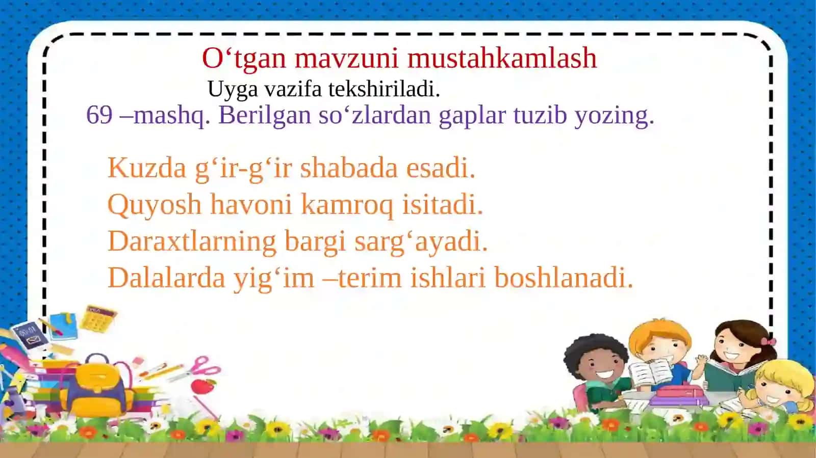 Ona tilidan dars taqdimoti 3