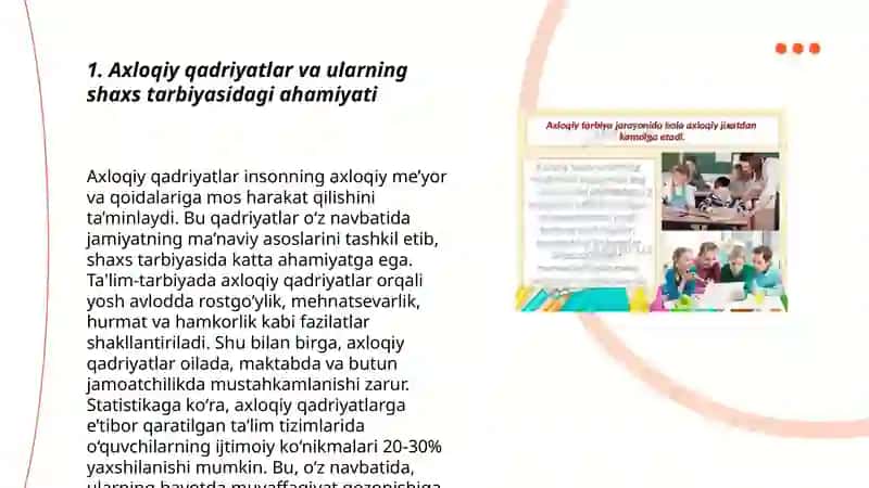 Õquvchi shaxsini tarbiyalashda axloqiy tarbiya 3