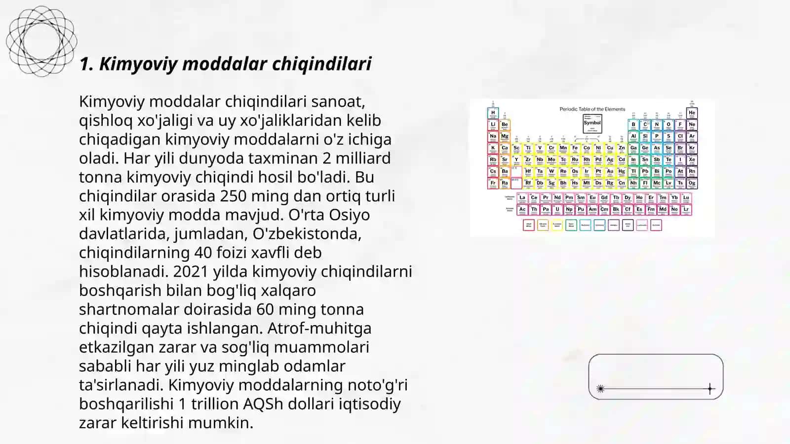 Kimyoviy moddalar chiqindilari 3