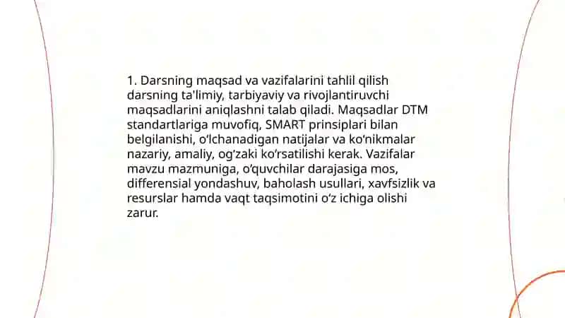 3-sinf "Tabiy fanlar"darsini tahlil qilish va taqriz yozish 3