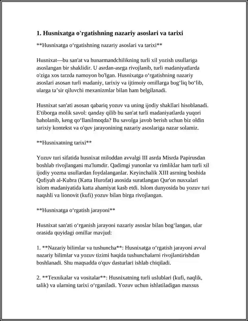 HUSNIXATGA O'RGATISHNING NAZARIY VA AMALIY MASALALARI 3