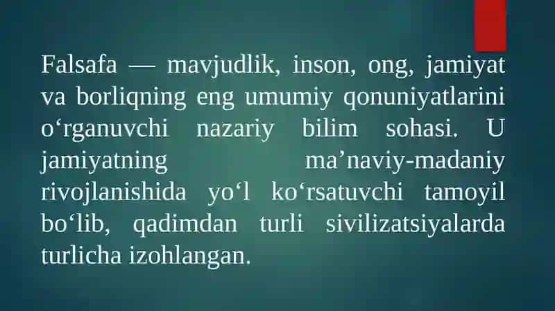 FALSAFANING MOHIYATI, SHARQ VA G‘ARB MUTAFAKKIRLARI TA’RIFLARINING TASNIFI 3