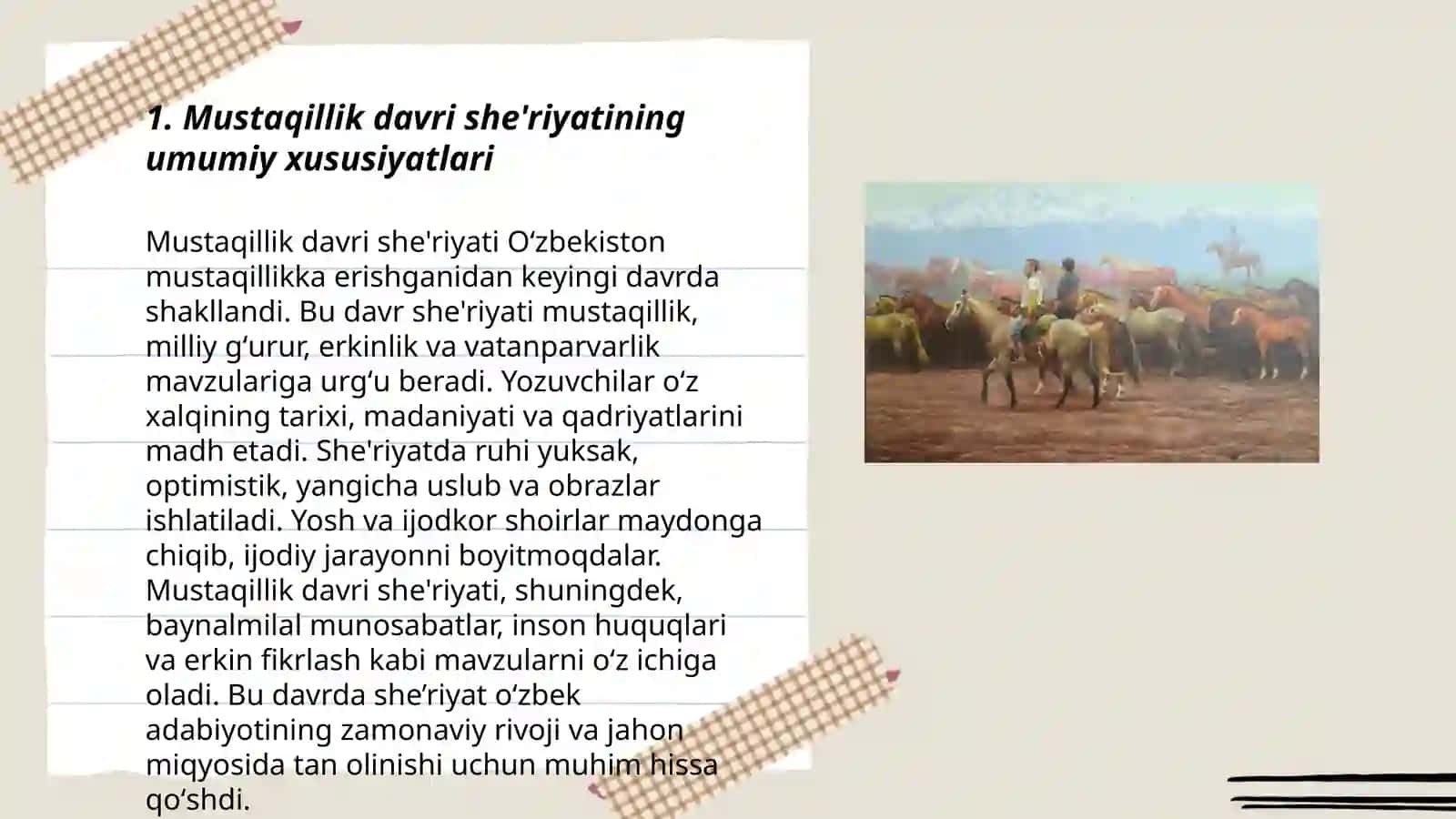 Mustaqillik davri she'riyatida g'azal janri tipologiyasi 3