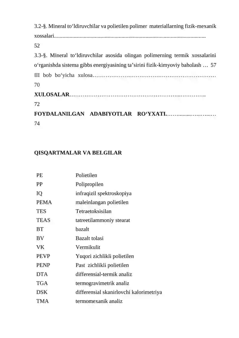POLIMER KOMPOZITLAR OLISHDA SISTEMA GIBBS ENERGIYASINING TA’SIRINI FIZIK-KIMYOVIY BAHOLASH 3