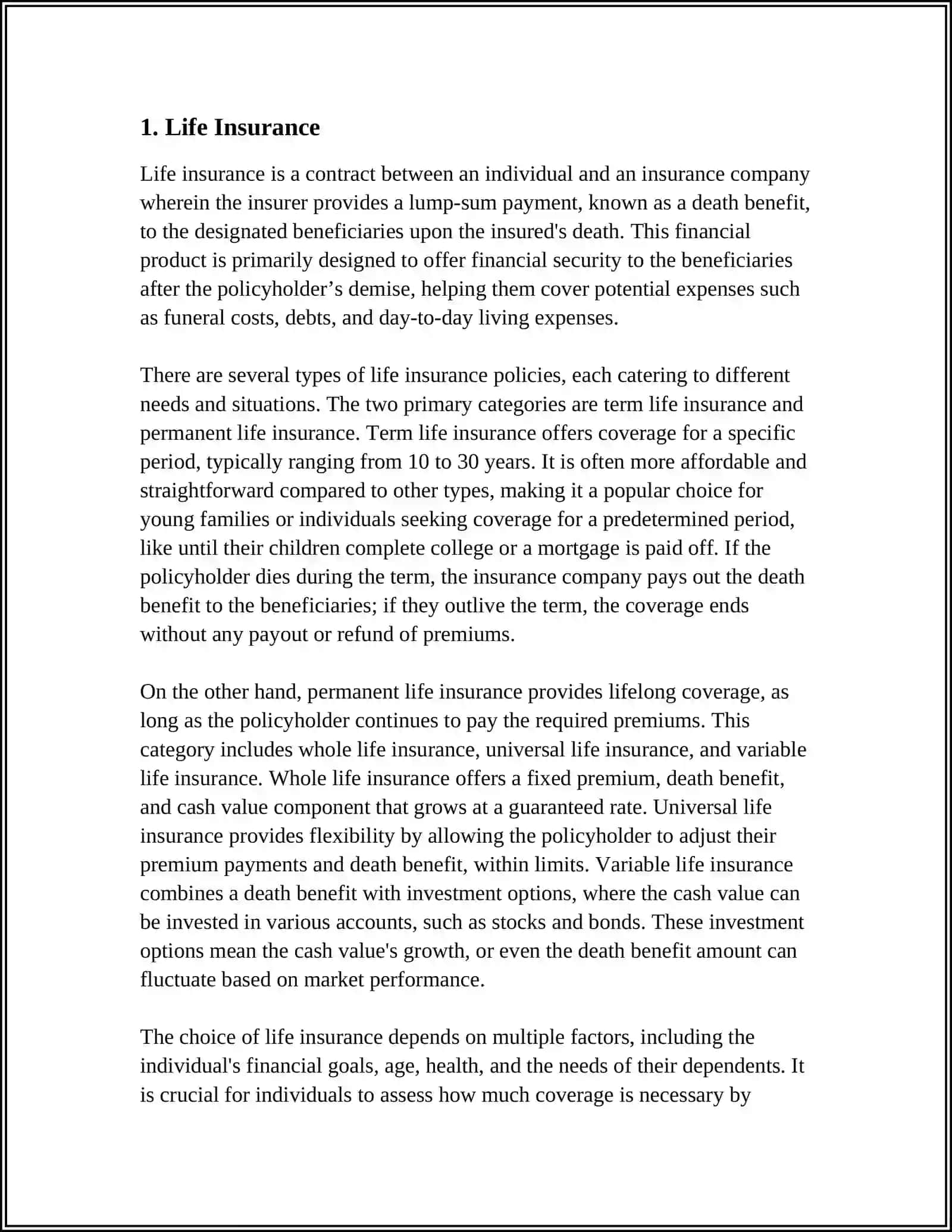 Life Insurance 3