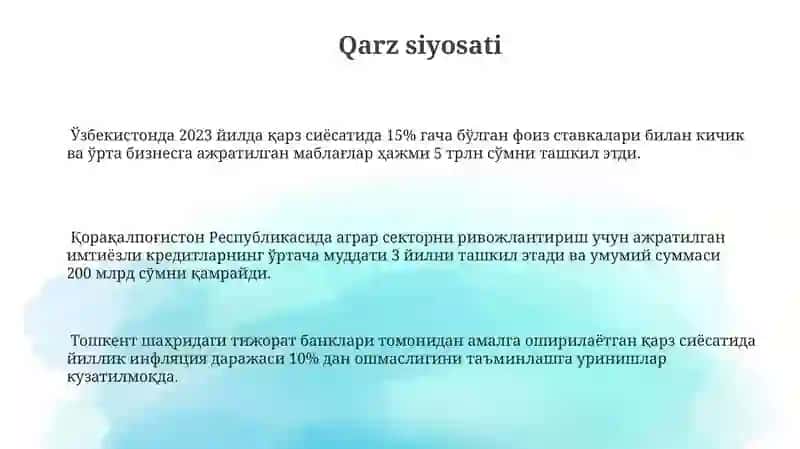 Moliyaviy siyosatning turlari 3