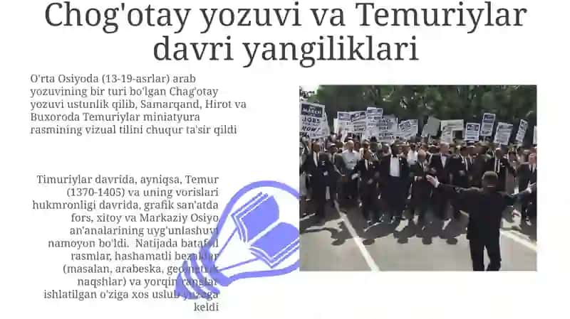 Grafika. O‘zbek yozuvlari tarixi 3