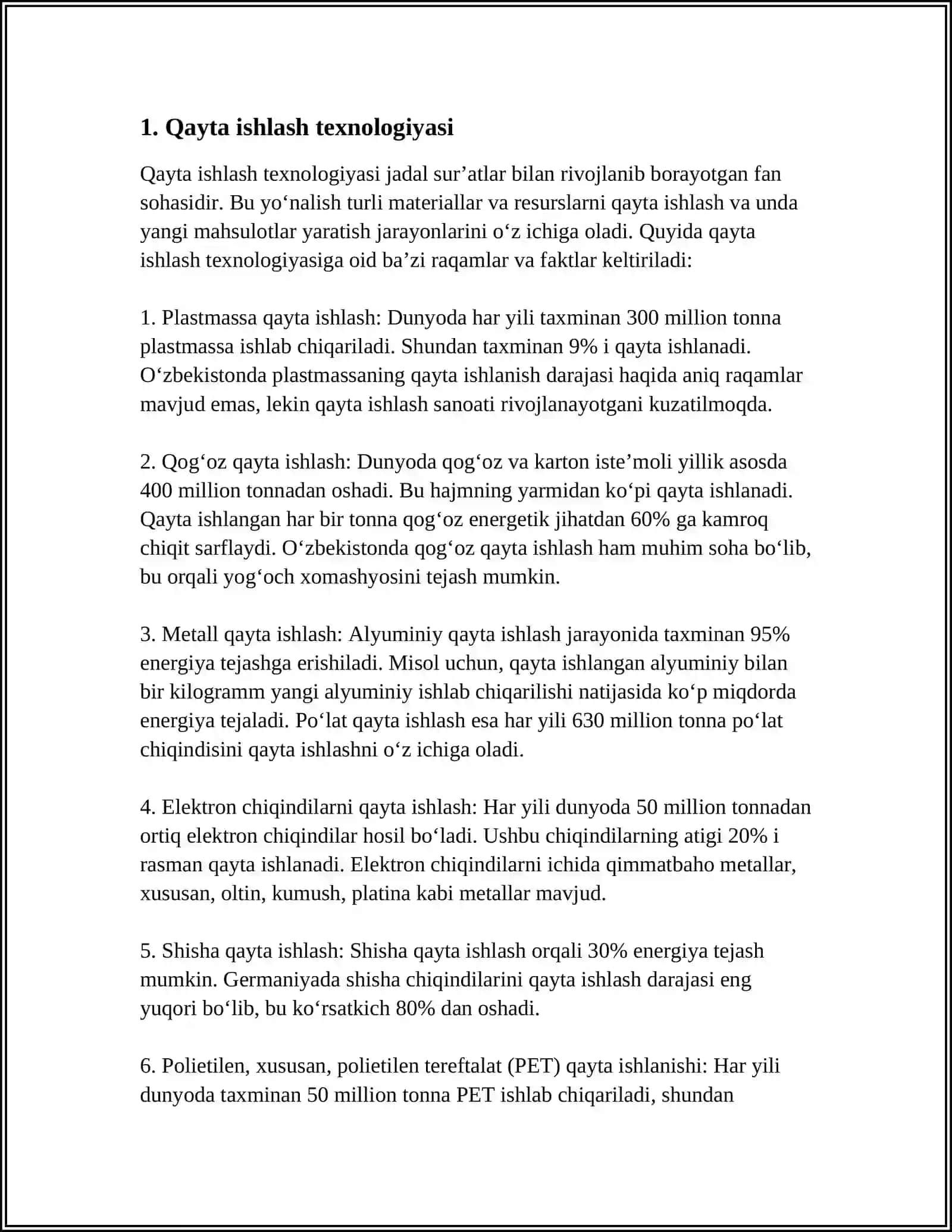 QUYMAKORLIK TEXNOLOGIYASI JARAYONLAR 3