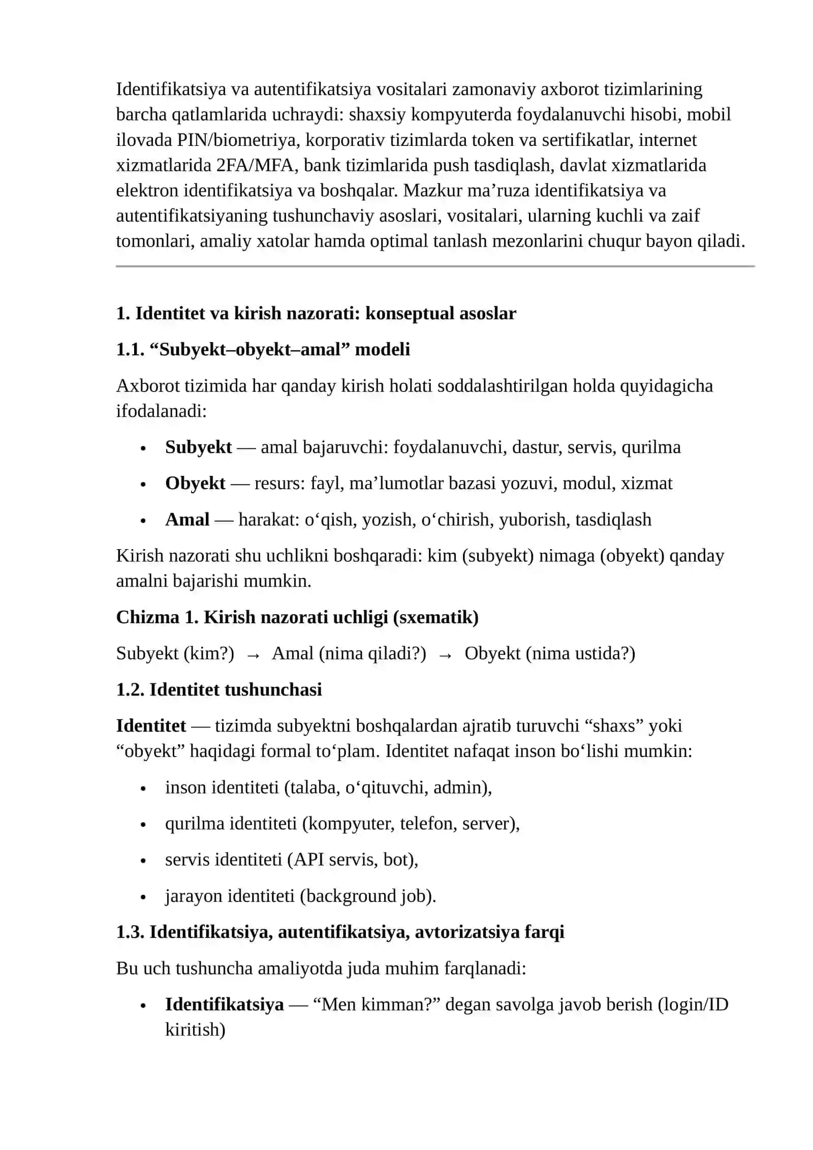 IDENTIFIKATSIYA VA AUTENTIFIKATSIYA VOSITALARI 3