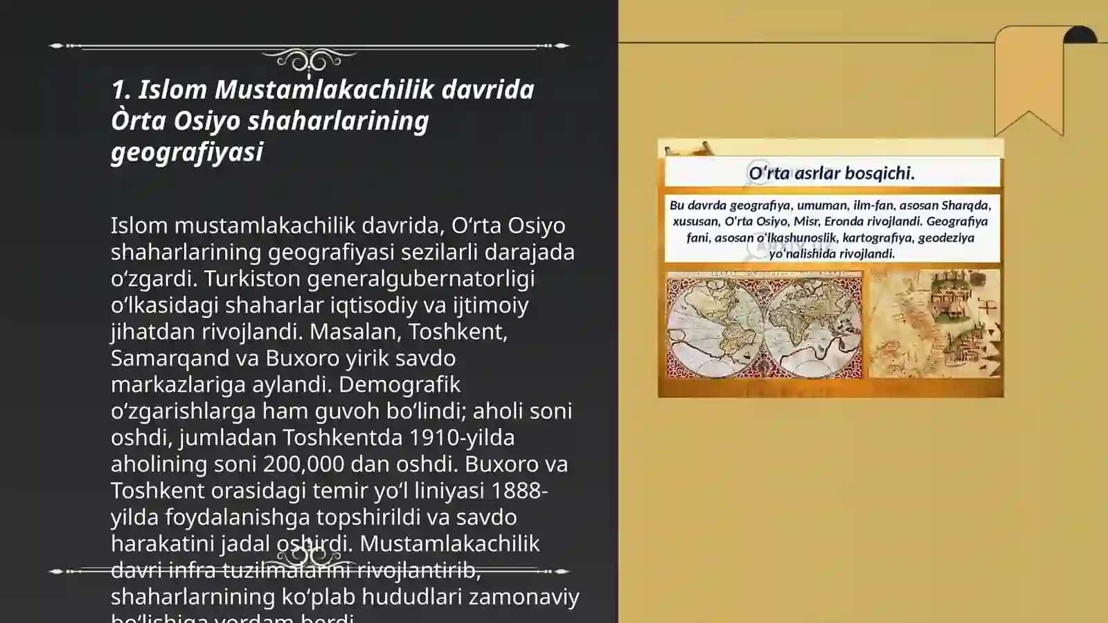 Mustamlaka davrida Òrta Osiyo tarixiy geografiyasi 3