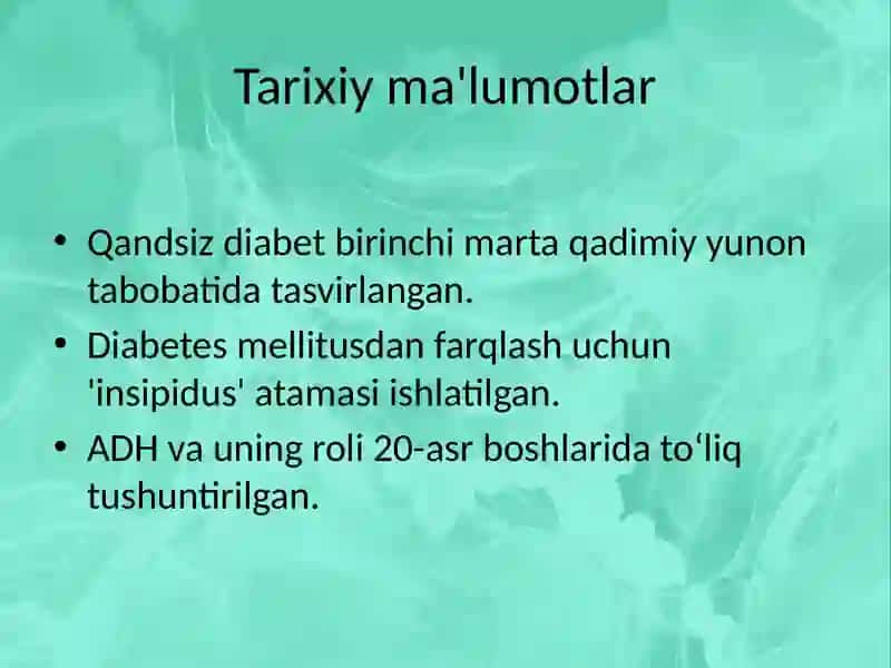Qandsiz diabet 3