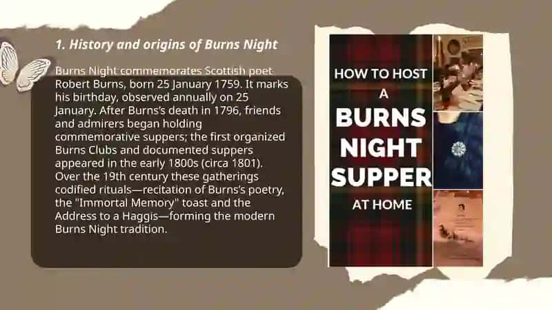 Burns Night (Celebration) 3
