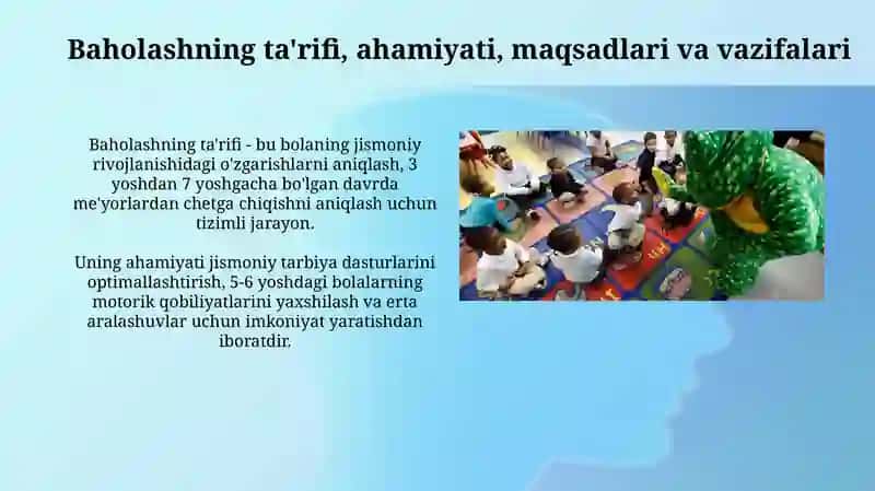 Jismoniy rivojlanishni baholash 3