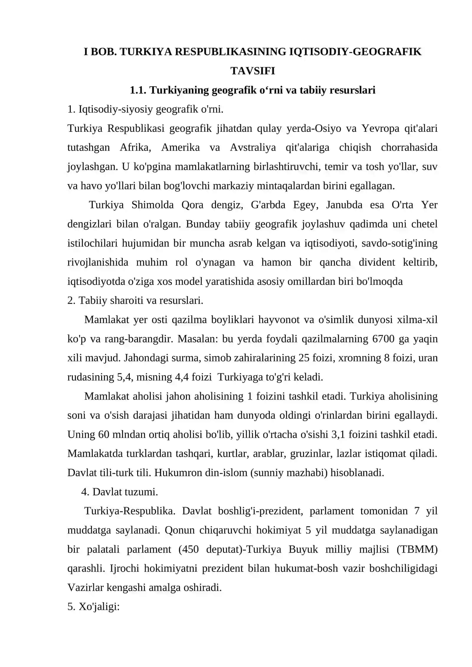Mamlakat Yer osti qazilma boyliklari hayvonot va o'simlik dunyosi 3