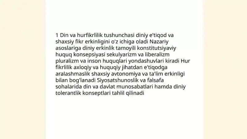 Din va hurfikrlilik: tushuncha va nazariy asoslar 3