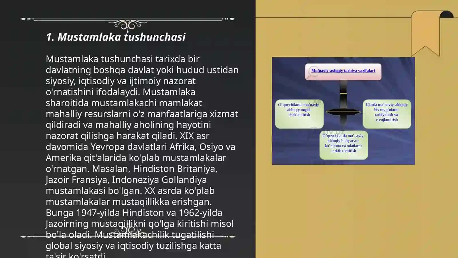 Mustamlaka boshqaruv tartiboti va uning mohiyati 3