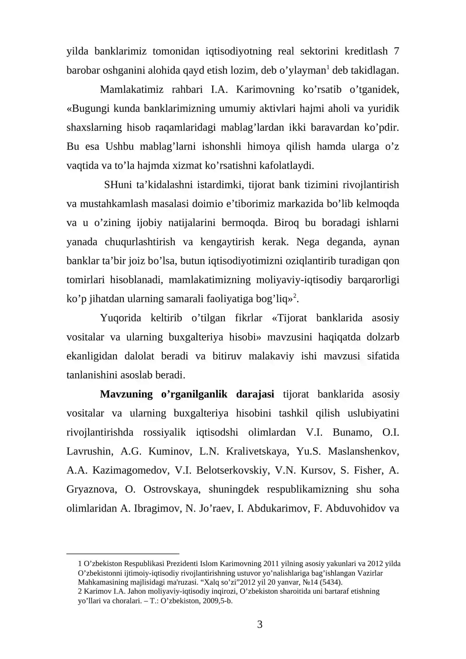 IJTIMOIY MUAMMOLARNI HAL QILISHDA TIJORAT BANKLARINING ROLI VA UNING HOLATI 3