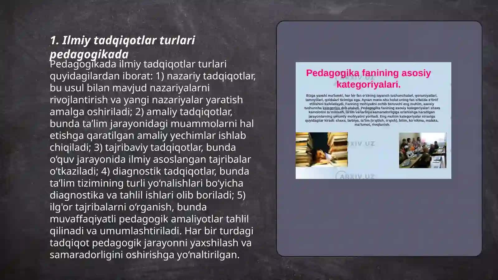 Pedagogika fanining ilmiy tadqiqot metodlari 3