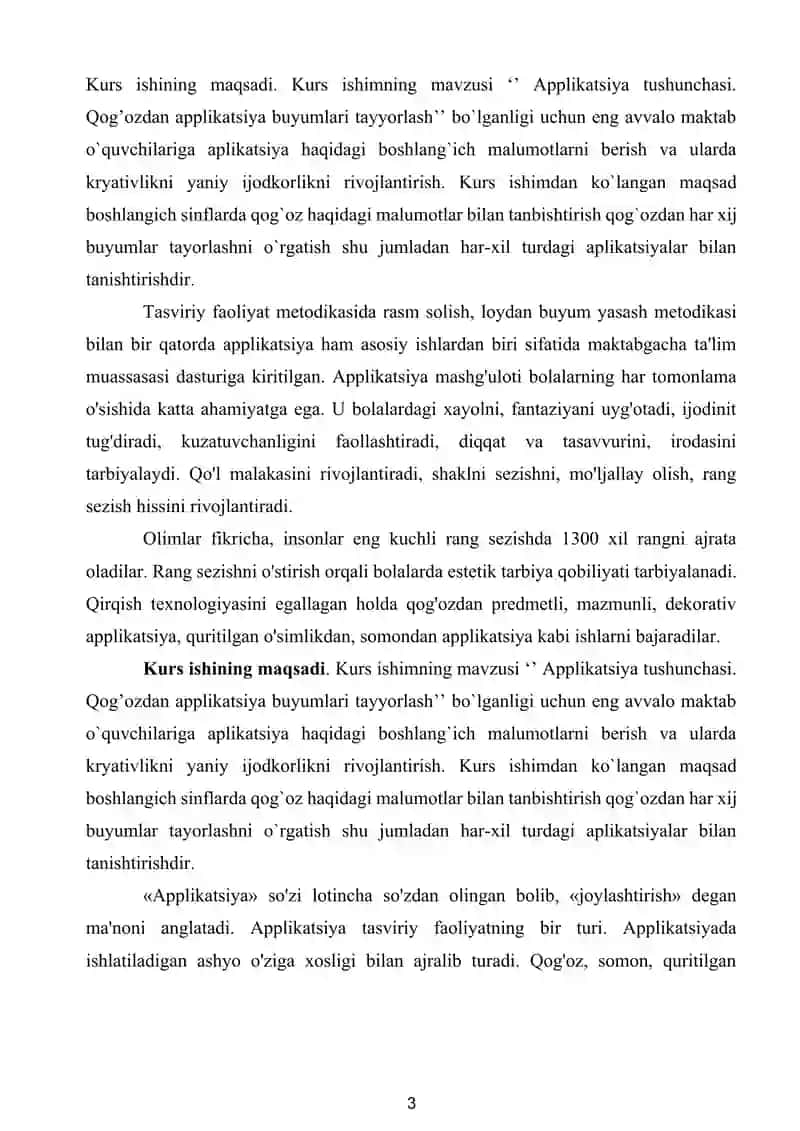 Applikatsiya tushunchasi. Qog’ozdan applikatsiya buyumlari tayyorlash 3
