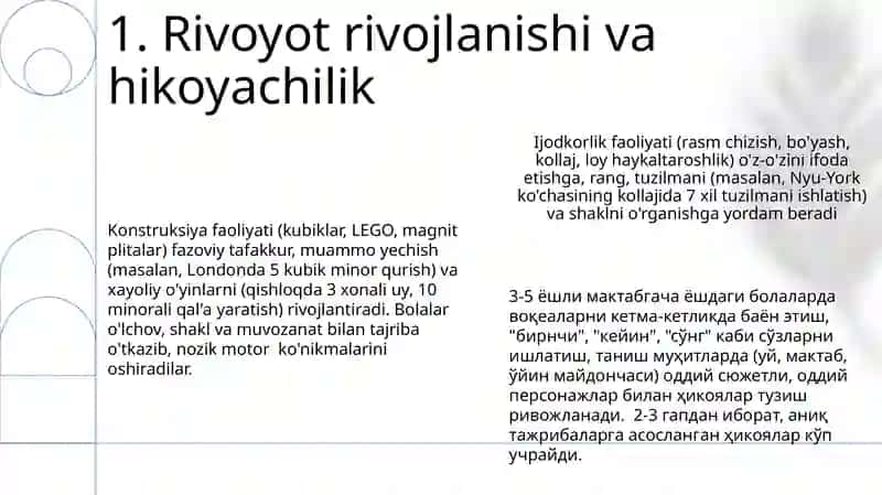 Maktabgacha yoshdagi bolalarni qurish –yasash faoliyatining xususiyatlari 3