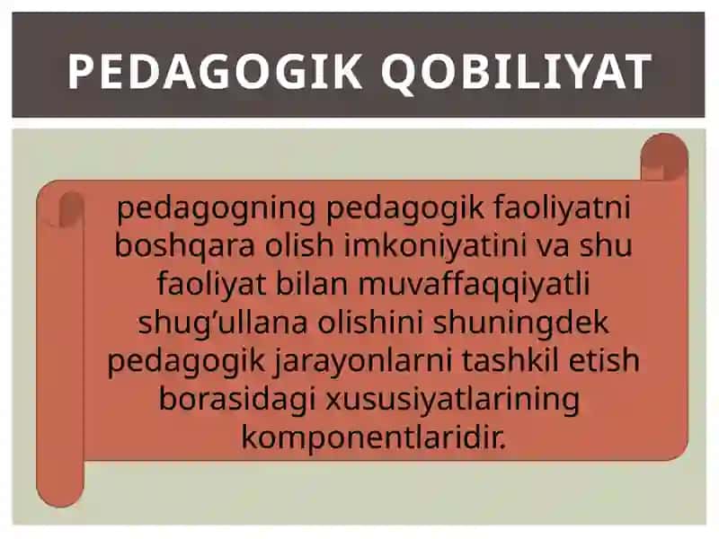Hozirgi kunda uqituvchilar Pedagogik qobiliyatini shakillantirish imkoniyatlari 3
