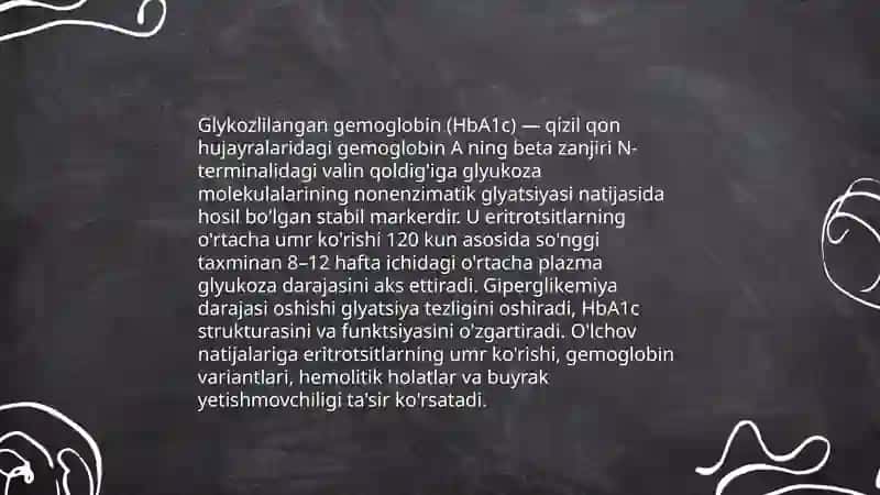 Glykozlilangan gemoglobin va albumin 3