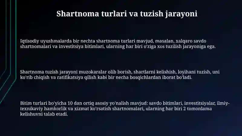 Shartnoma tuzish jarayoni va muhim jihatlari 3