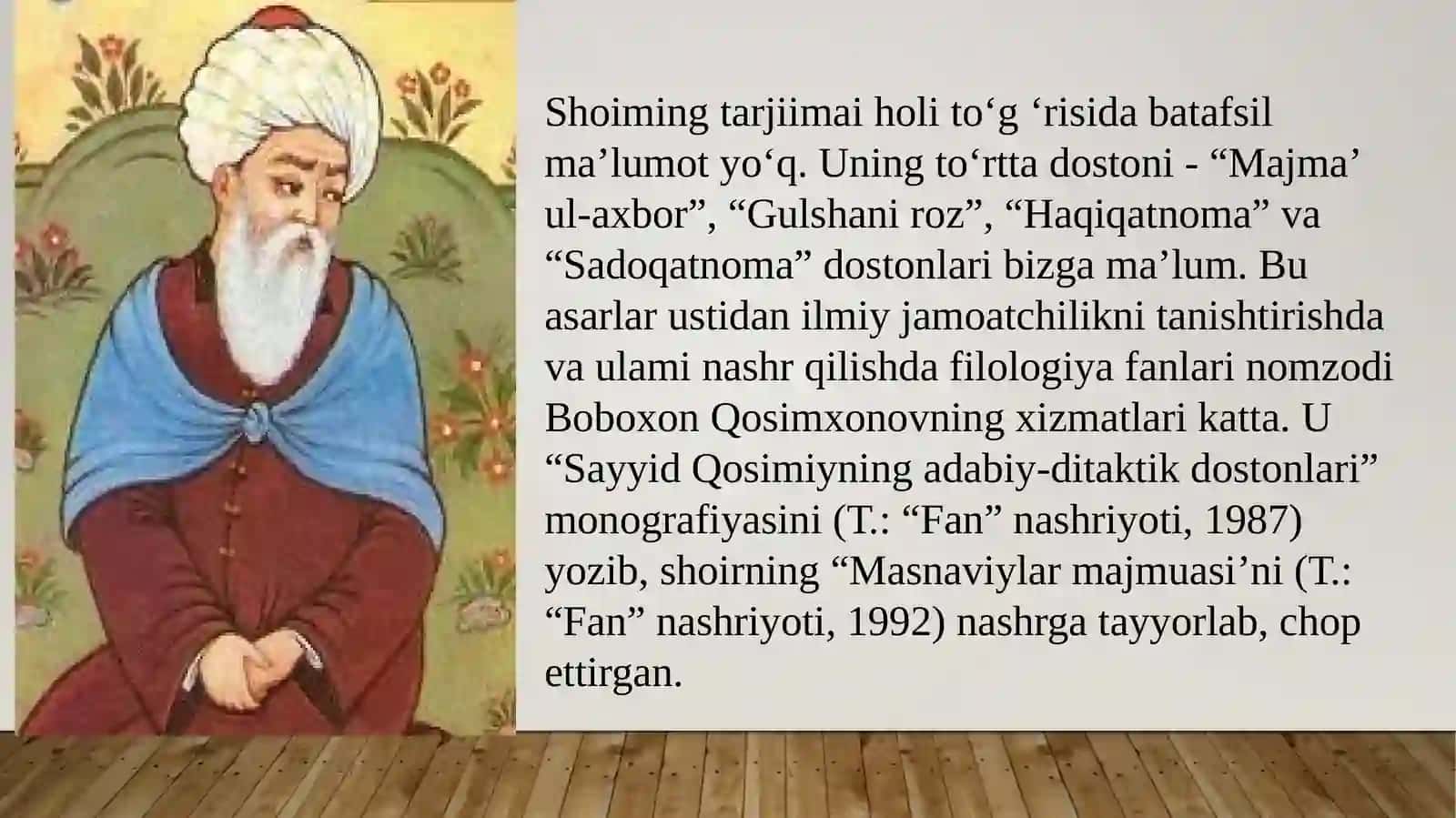 Sayyid Qosimiy va Husayniy ijodi 3