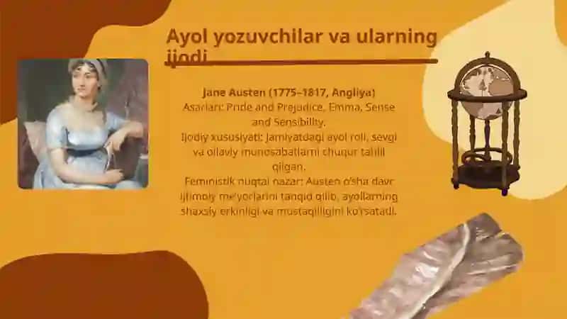 Ayol yozuvchilar va feministik adabiyot 3