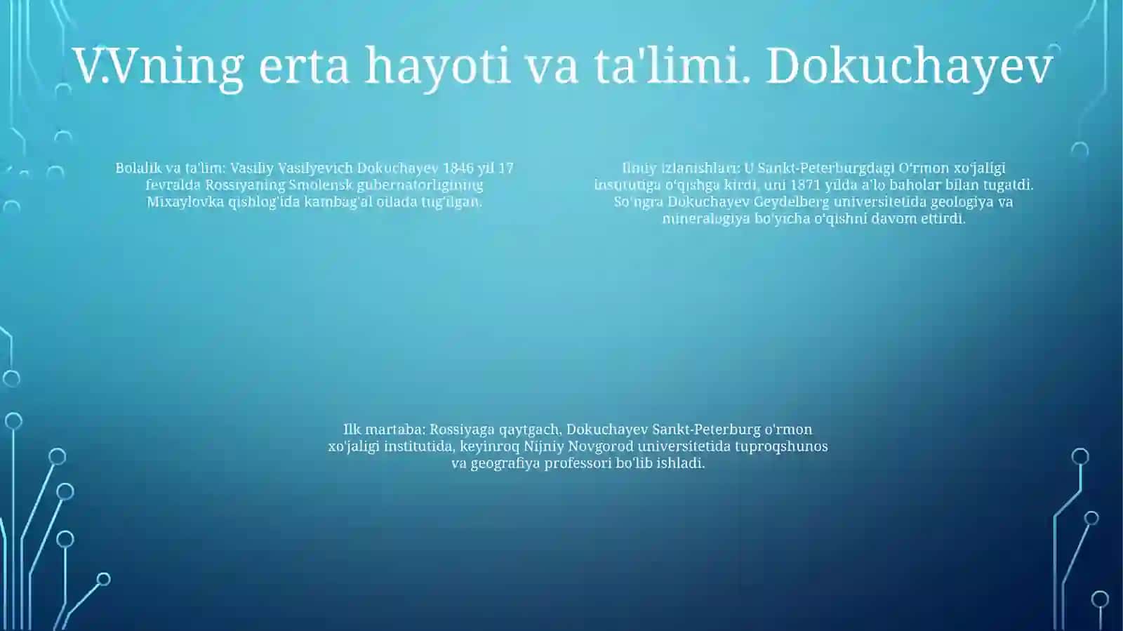Tuproqshinoslik Geografiyasining Asoschisi 3