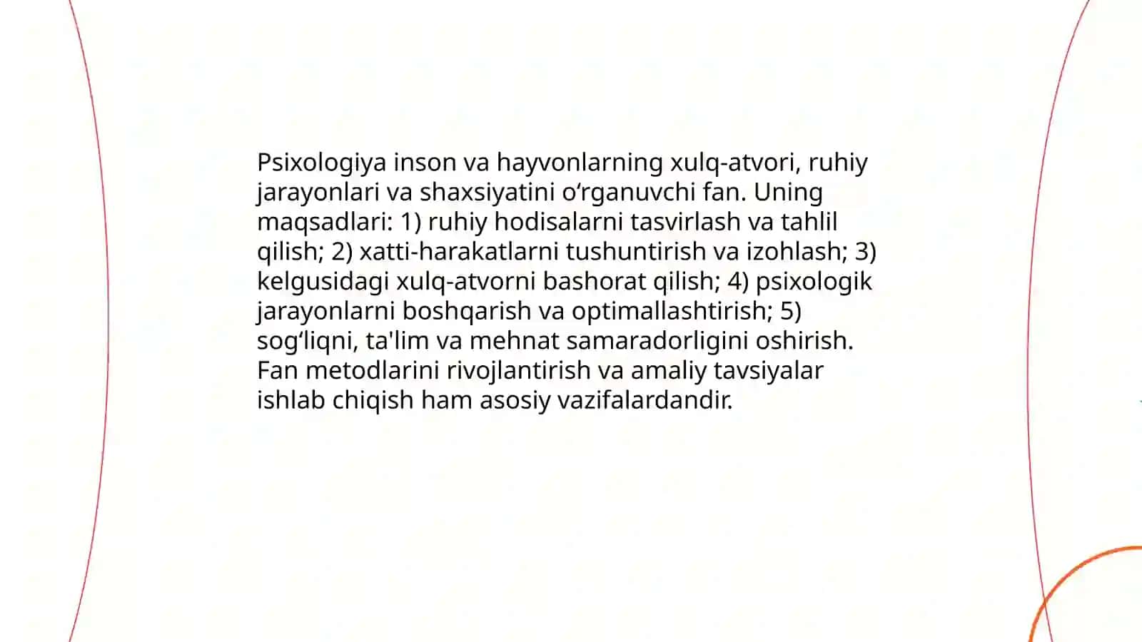Umumiy psixologiya fanidan tayyorlagan taqdimoti 3
