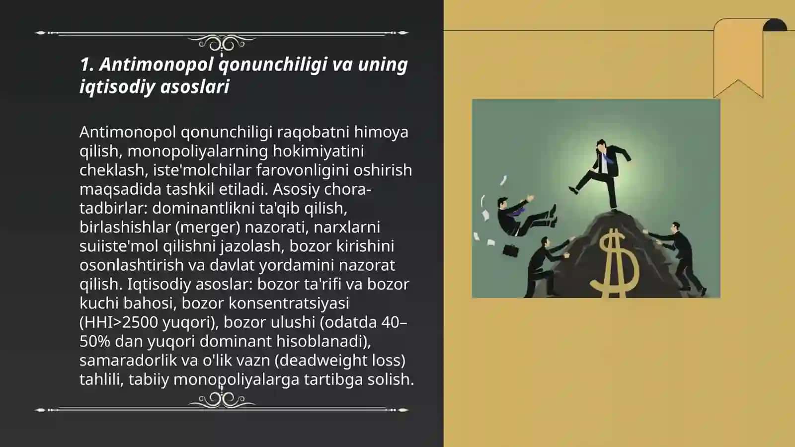 Iqtisodiyotda monopolizmga qarshi siyosat 3