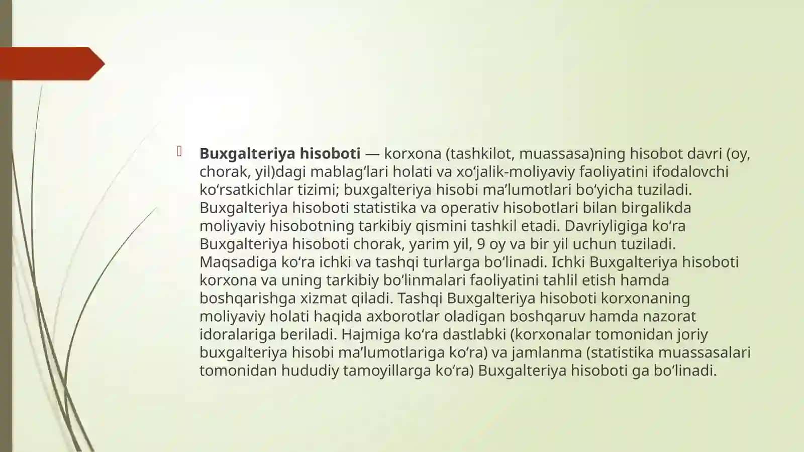 BUXGALTERIYA HISOBINING PAYDO BO’LISHI VA RIVOJLANISHI 3