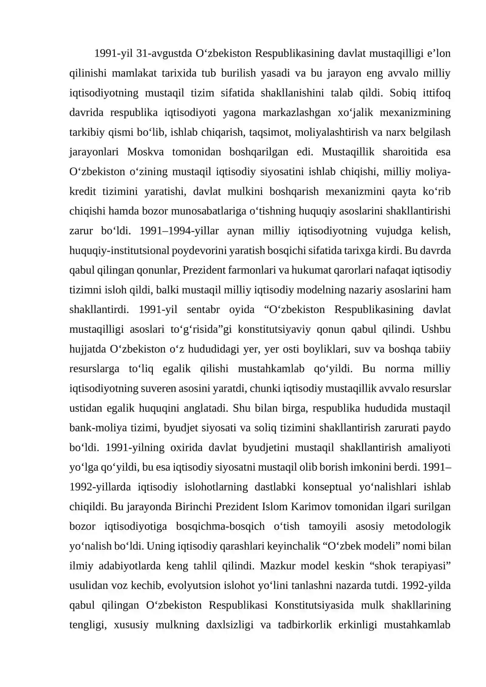 MILLIY IQTDOSODIYOT VA IQTISODIY RIVOJLANISH 3
