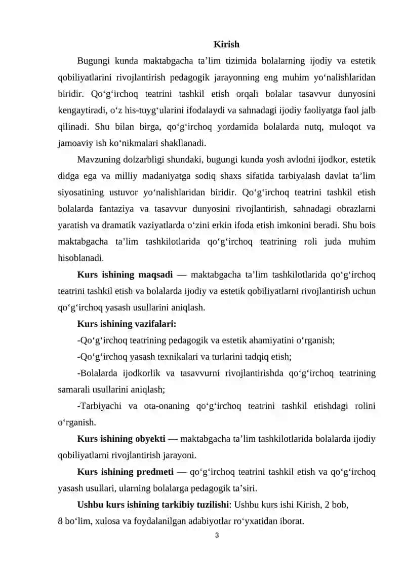 Maktabgacha ta'lim tashkilotlarida qoʻgʻirchoq teatrini tashkil etish va qoʻgʻirchoq yasash usullari12..docx 3